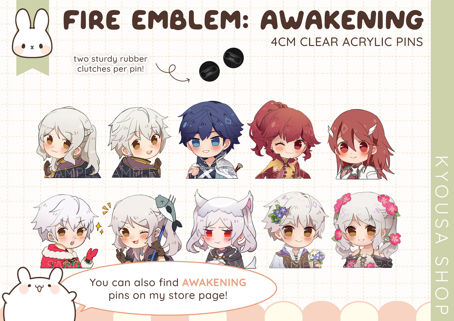 Fire Emblem Engage: Acrylic Pins