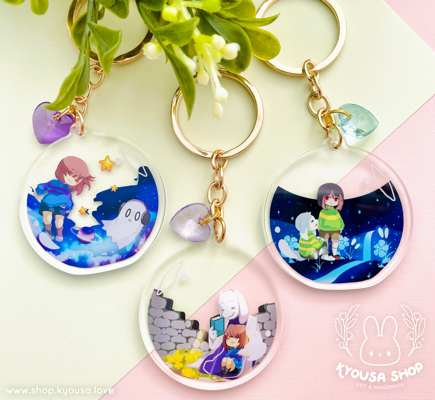 Undertale: Acrylic Charms