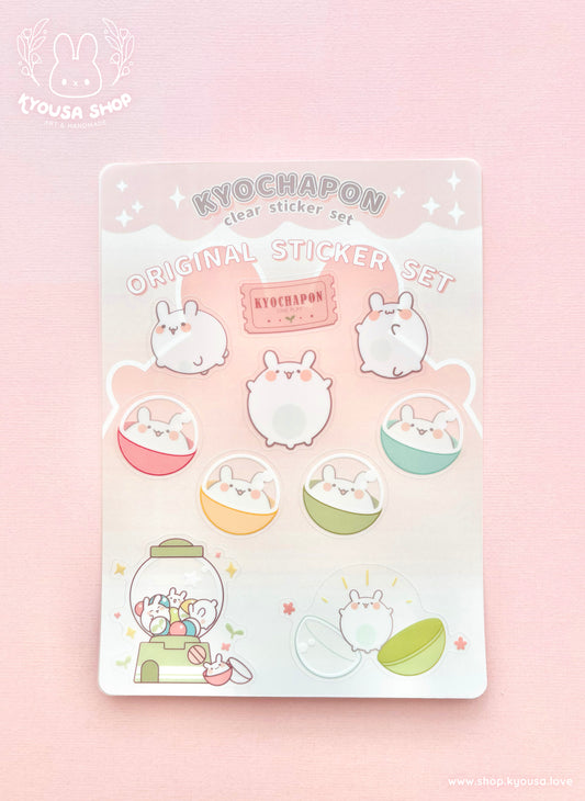 KYOCHAPON!: Clear Sticker Sheet