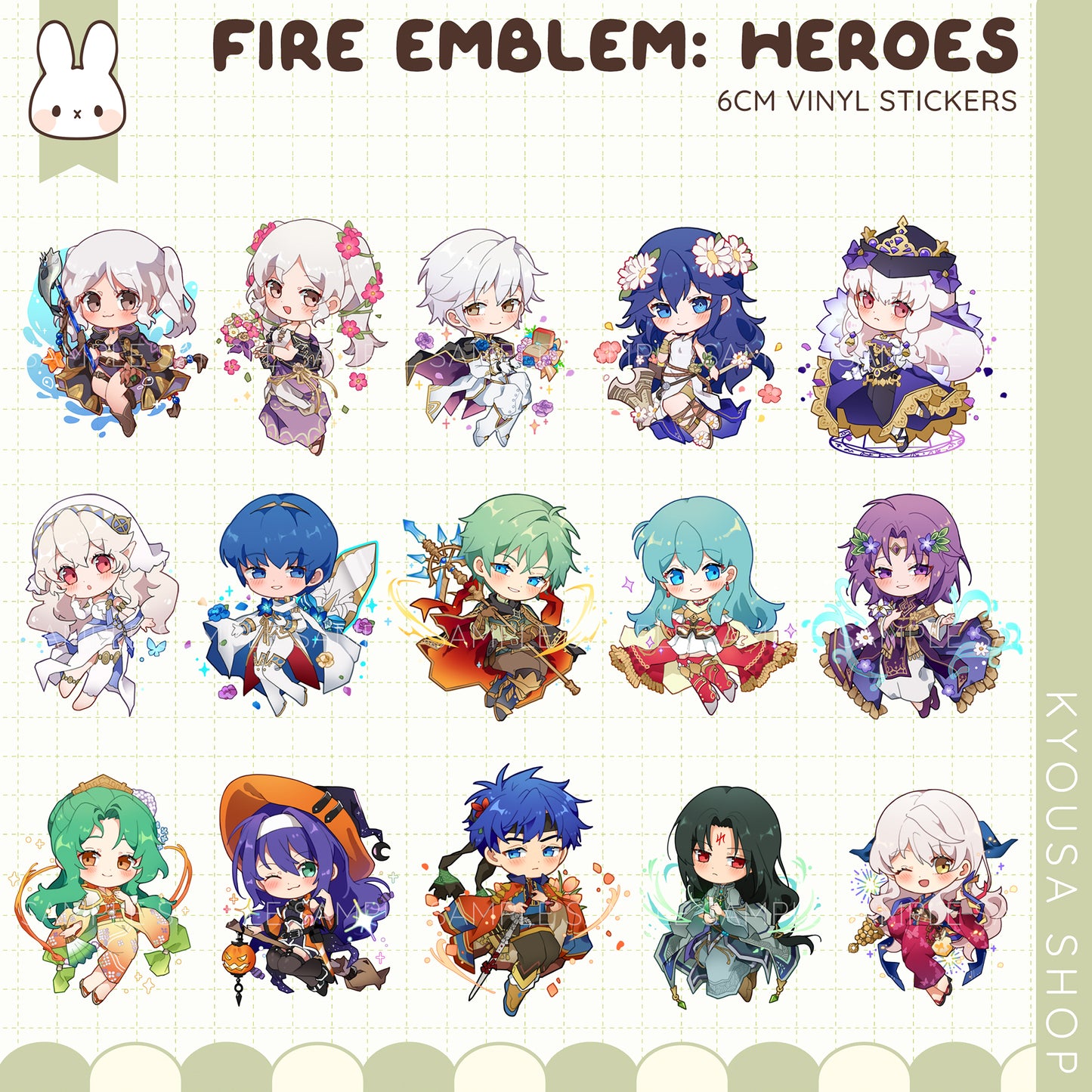 Fire Emblem: Vinyl Stickers