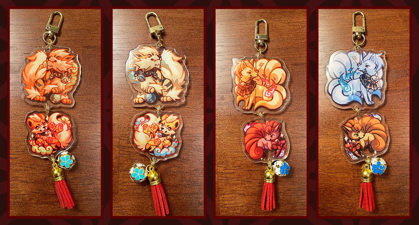 PokéGuardians by Arclup: Acrylic Charms