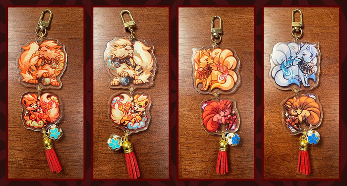 PokéGuardians by Arclup: Acrylic Charms