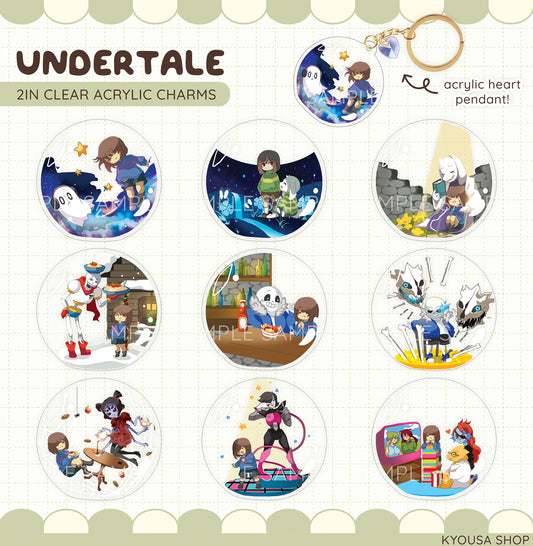 Undertale: Acrylic Charms