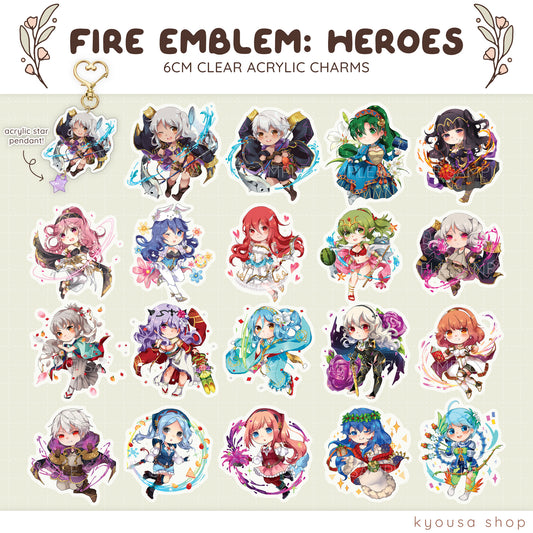 Fire Emblem Heroes: Acrylic Charms - Set 1