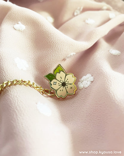 Bunnies & Blossoms: Linked Chain Enamel Pin