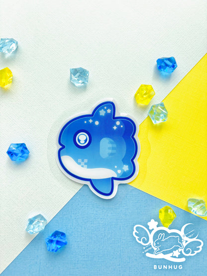 mola mola by bunhug: 2.5" Epoxy Sticker