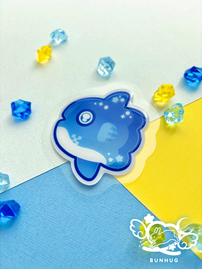 mola mola by bunhug: 2.5" Epoxy Sticker