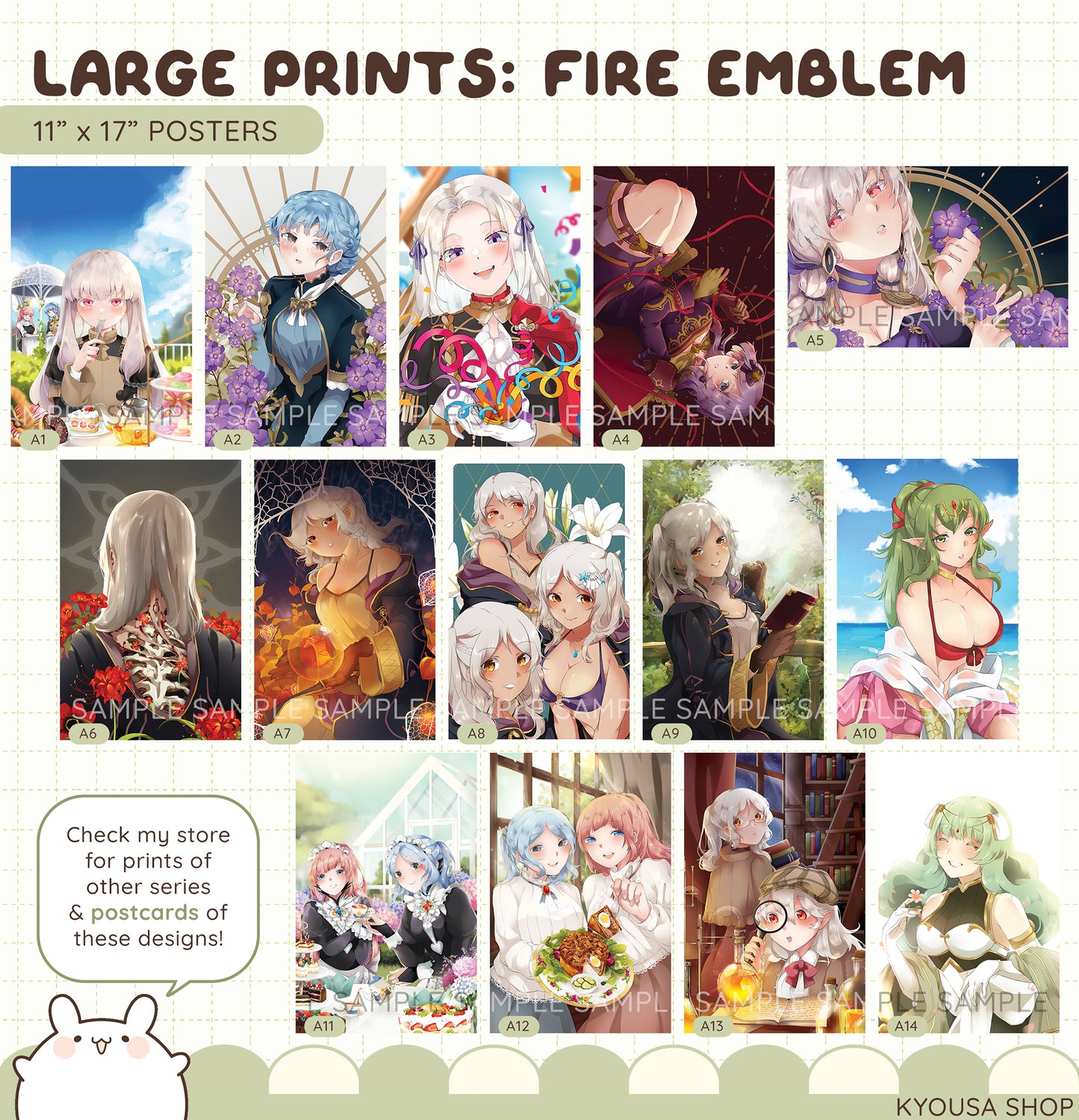 Fire Emblem: Prints [11"x17"]