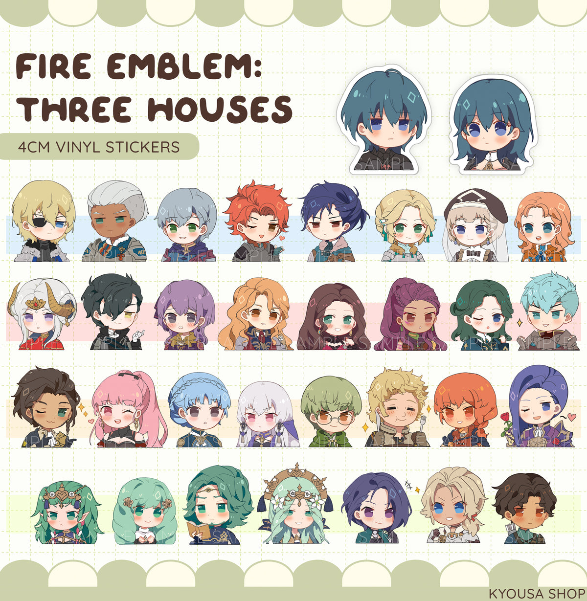 Fire Emblem: Vinyl Stickers [2