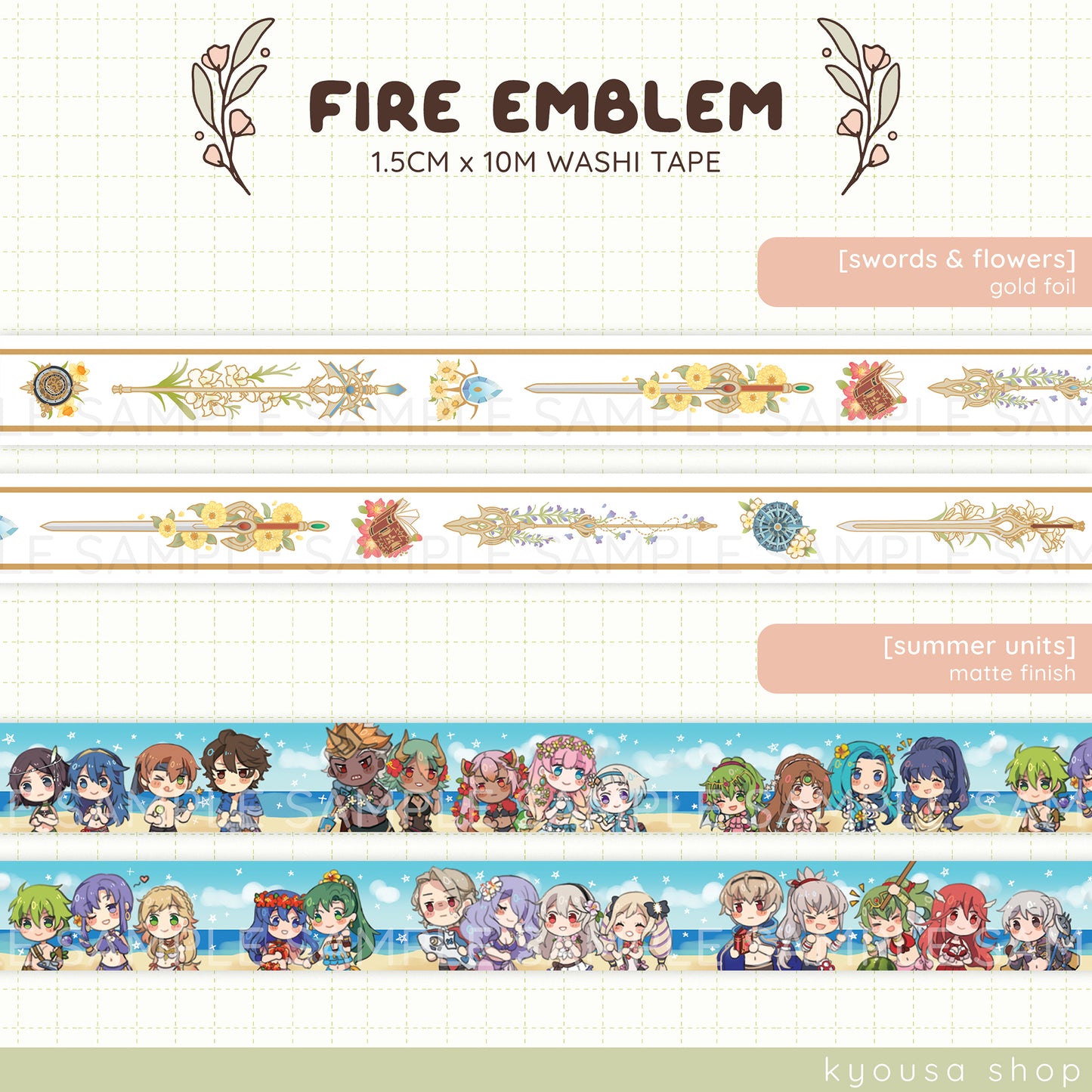 Fire Emblem Heroes: Washi Tape