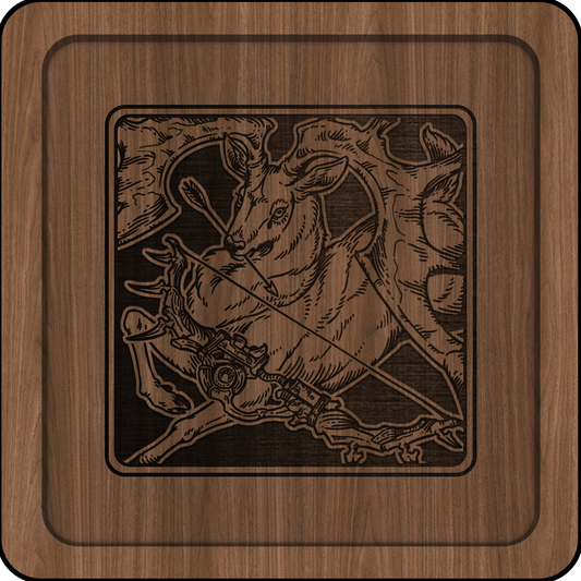 Three Houses by Arclup: Wooden Coasters