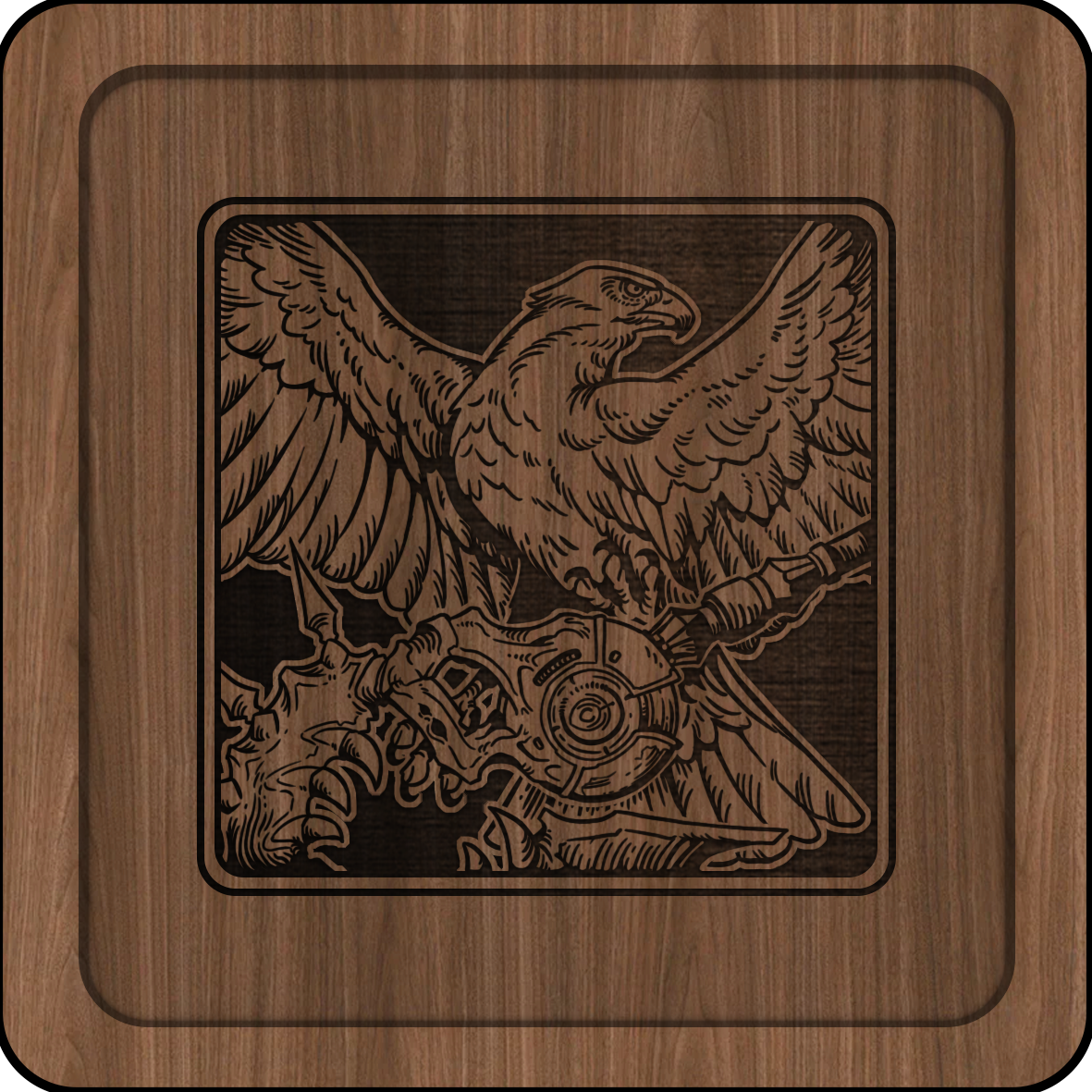 Three Houses by Arclup: Wooden Coasters